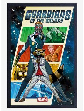 Plus Size Marvel Guardians Of The Galaxy Star Lord Rocket Framed Wood Wall Art, , hi-res