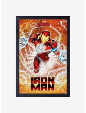 Marvel Iron Man Framed Wood Wall Art, , hi-res