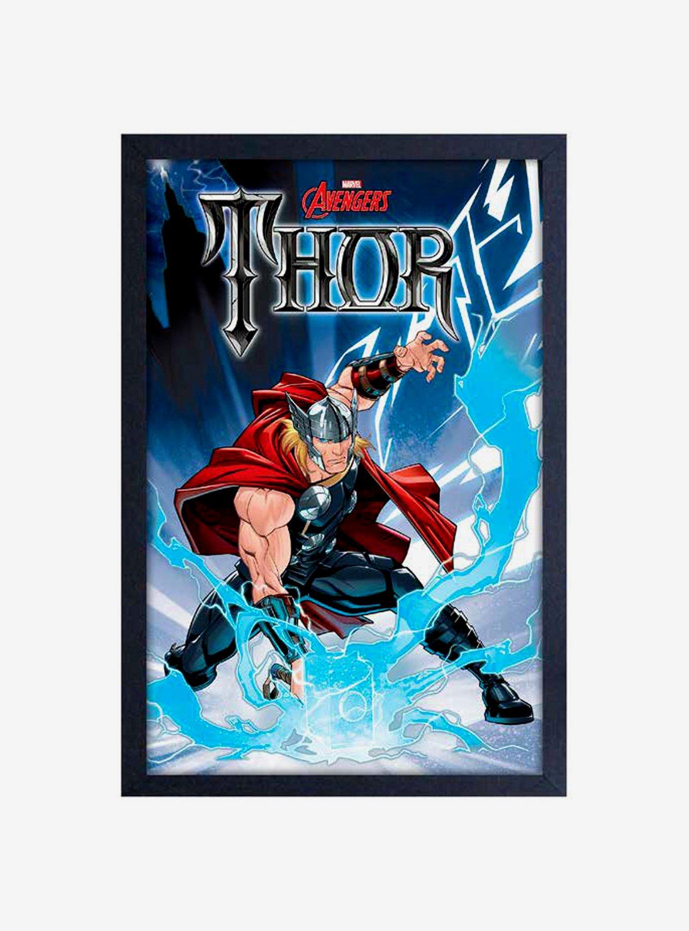 Marvel Thor Framed Wood Wall Art, , hi-res