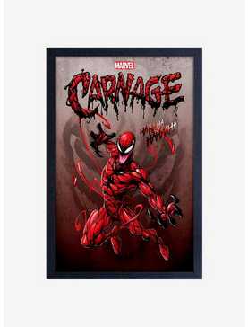 Marvel Venom Carnage Ha Ha Ha Framed Wood Wall Art, , hi-res