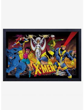 Plus Size Marvel X-Men Group Framed Wood Wall Art, , hi-res
