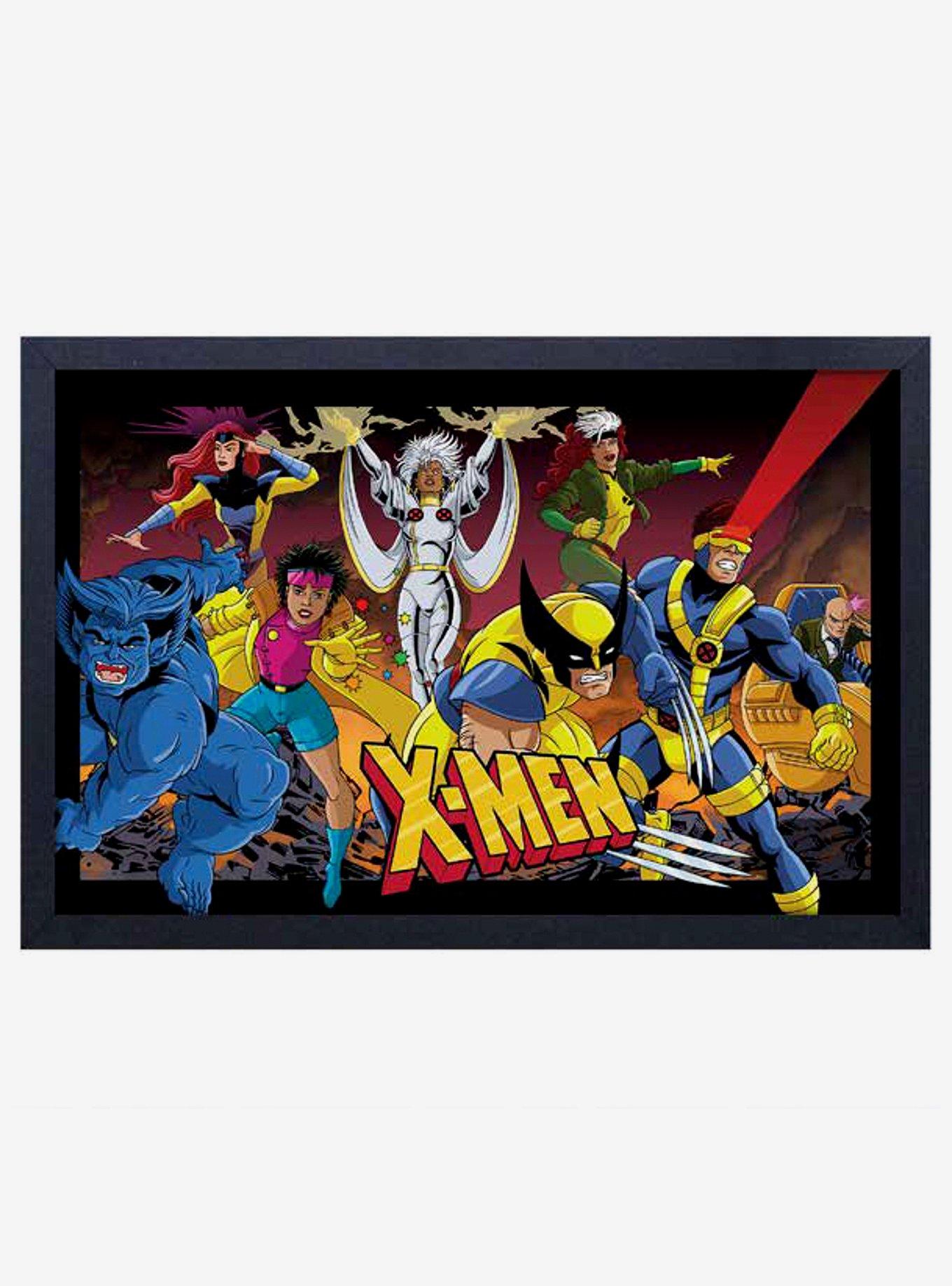 Marvel X-Men Group Framed Wood Wall Art, , hi-res