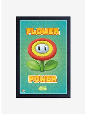Nintendo Mario Flower Power Framed Wood Wall Art, , hi-res