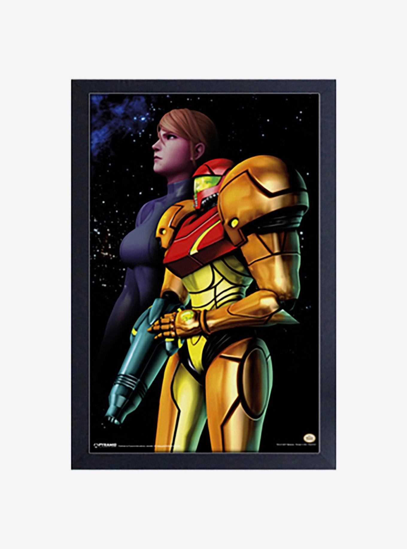 Nintendo Metroid Samus Space Framed Wood Wall Art, , hi-res