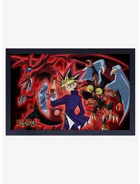 Yu-Gi-Oh Yami With Monsters Framed Wood Wall Art, , hi-res