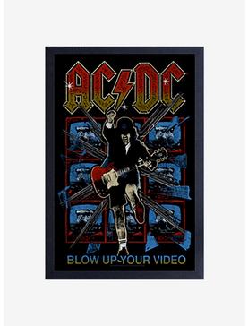 AC/DC Blow Up Your Video Sketch Framed Wood Wall Art, , hi-res
