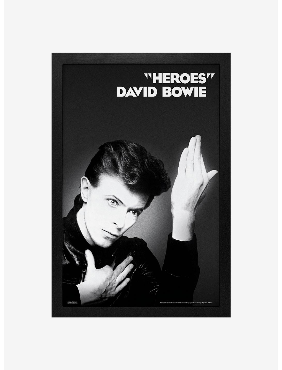 David Bowie Heroes Picture Framed Canvas Print