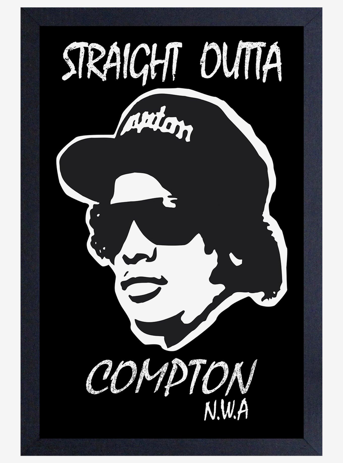 N.W.A. Straight Outta Compton Profile Framed Wood Wall Art, , hi-res