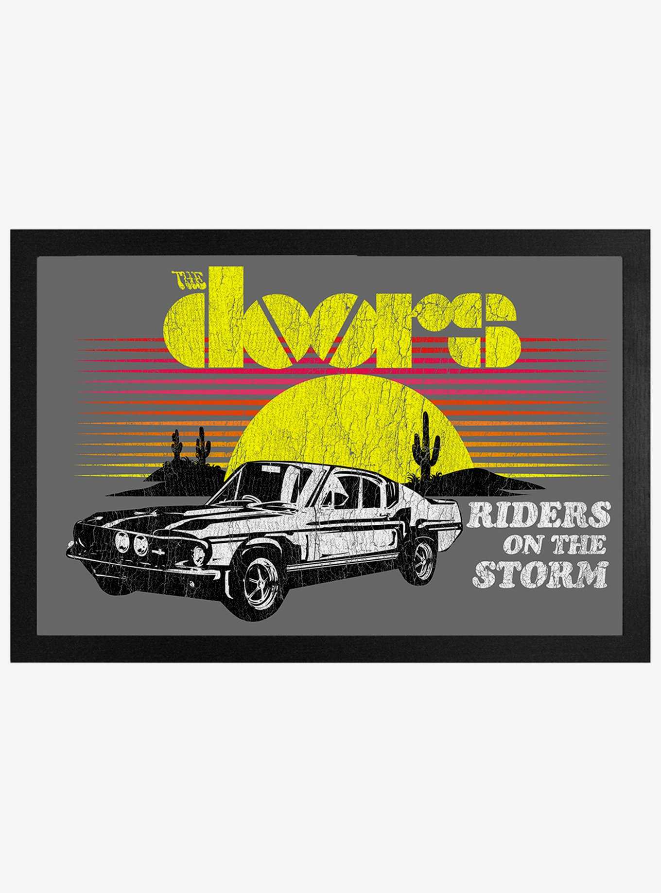 The Doors Riders On The Storm Framed Wood Wall Art, , hi-res