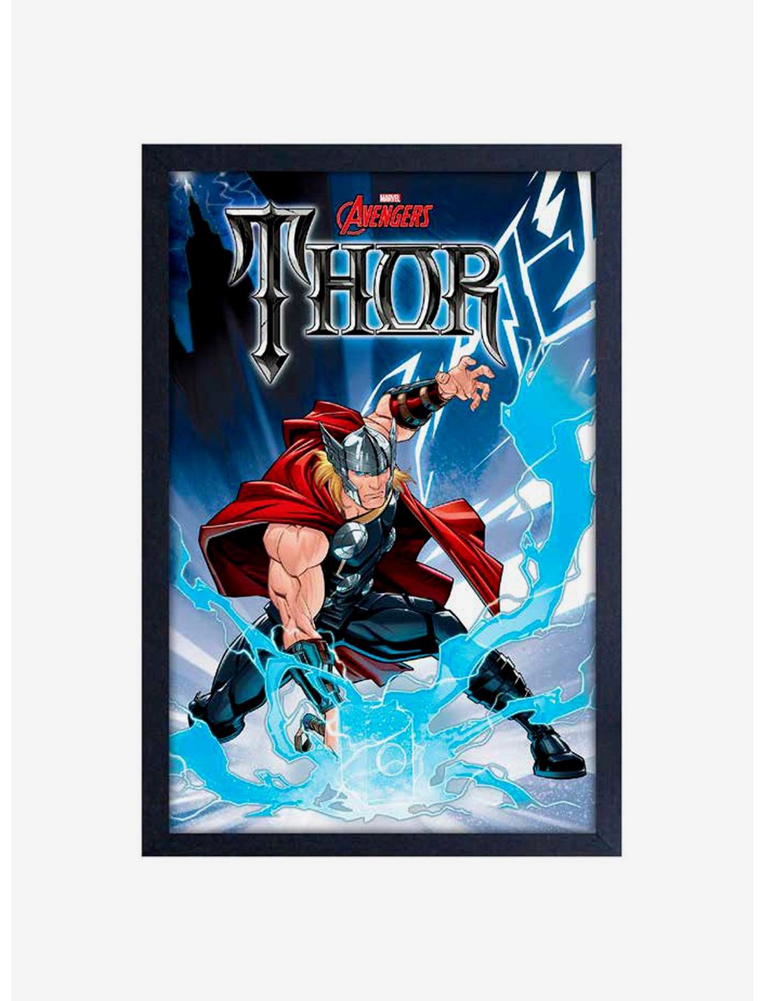 Marvel Thor Framed Wood Wall Art, , hi-res