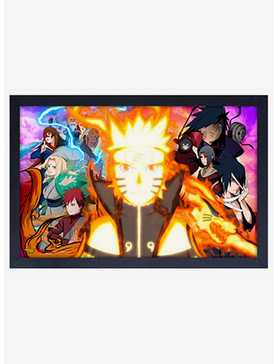 Naruto Fire Power Framed Wood Wall Art, , hi-res
