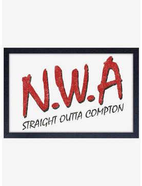 N.W.A. Straight Outta Compton Framed Wood Wall Art, , hi-res