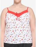 Her Universe Disney Winnie The Pooh Hearts Strappy Tank Top Plus Size, MULTI, hi-res