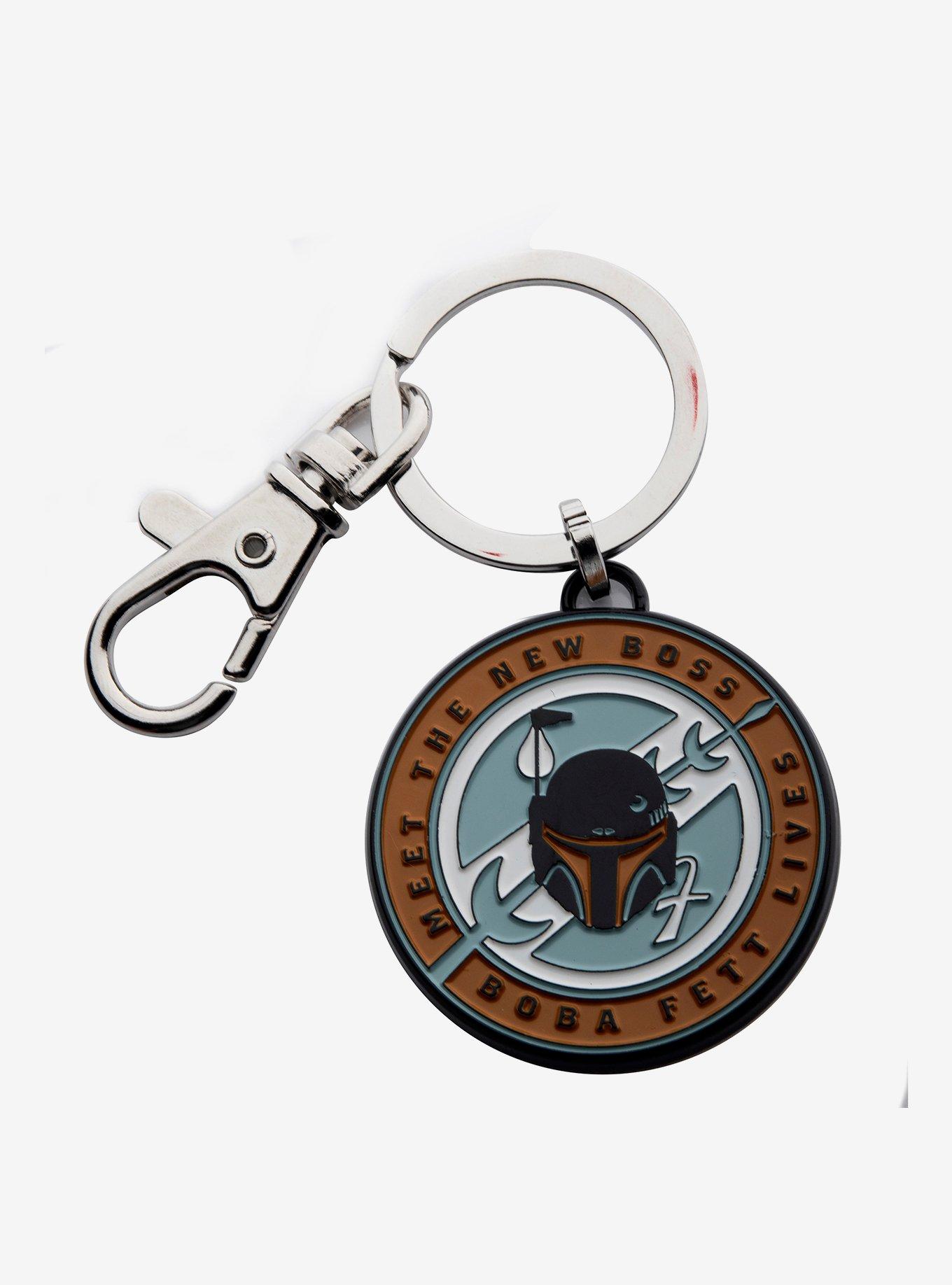 Star Wars The Book Of Boba Fett New Boss Enamel Key Chain, , hi-res
