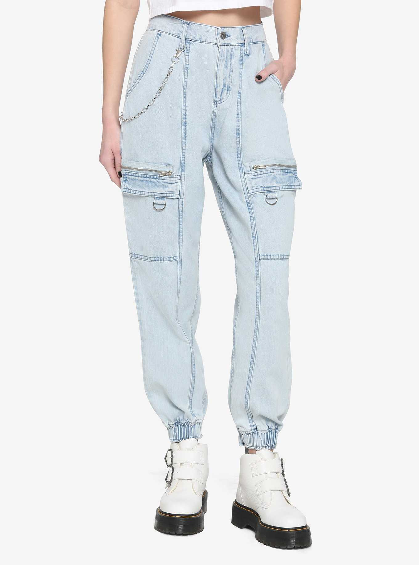 Luna denim cargo discount joggers