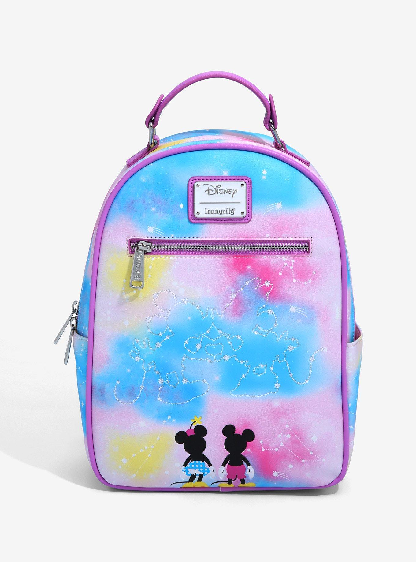 Loungefly Disney Days Mini Backpack Pink Castle Bag Aurora EUC
