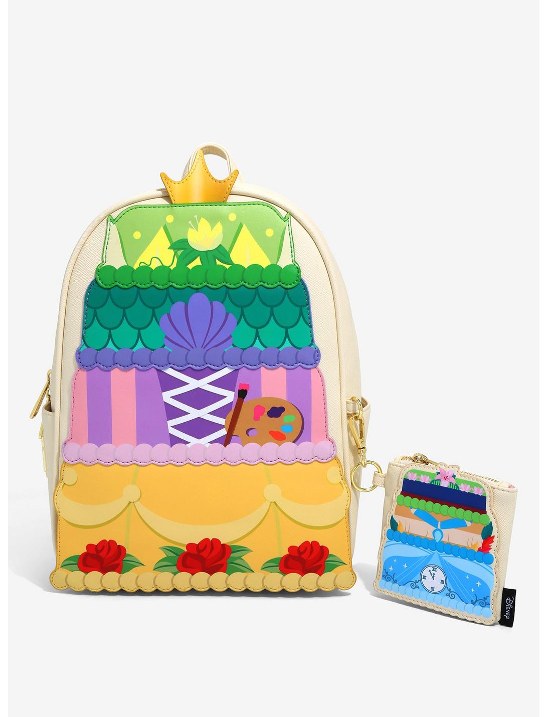 Loungefly Disney Princess Layered Cake Mini Backpack - BoxLunch Exclusive, , hi-res