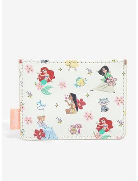 Loungefly Disney Princess Chibi Princesses & Friends Allover Print Cardholder - BoxLunch Exclusive , , hi-res