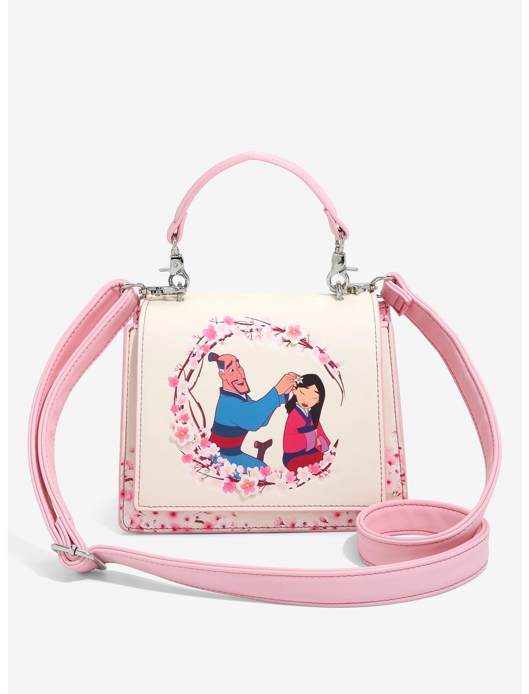 Loungefly Disney Mulan Magnolias Handbag - BoxLunch Exclusive, , hi-res
