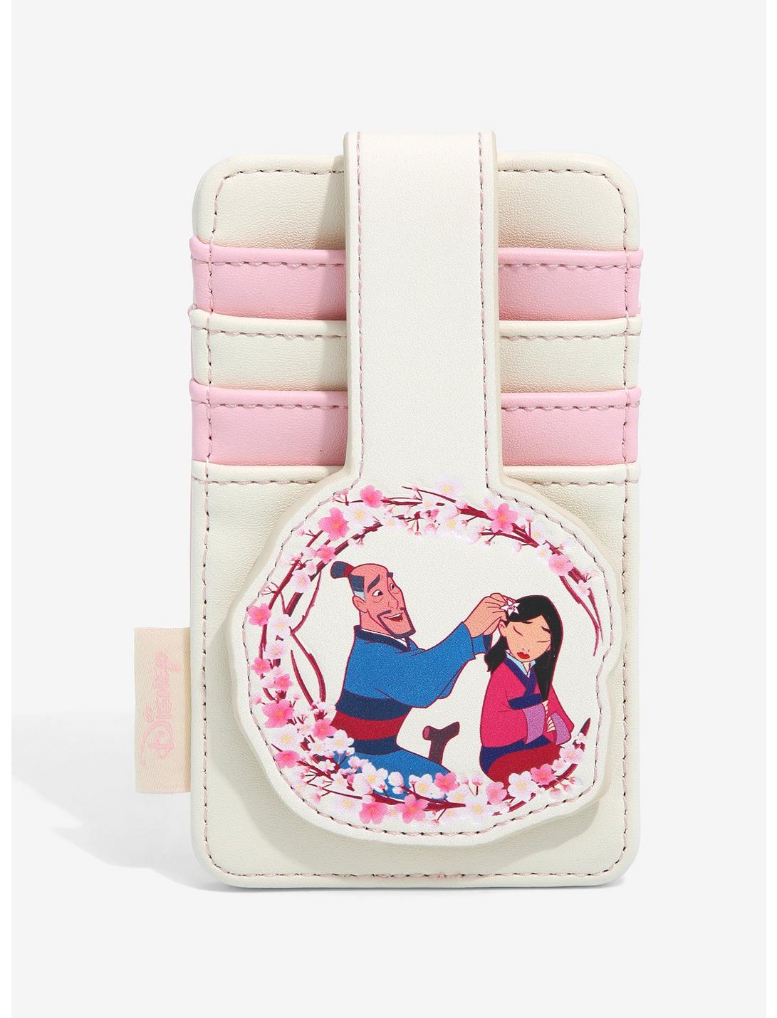 Loungefly Disney Mulan Magnolias Cardholder - BoxLunch Exclusive, , hi-res