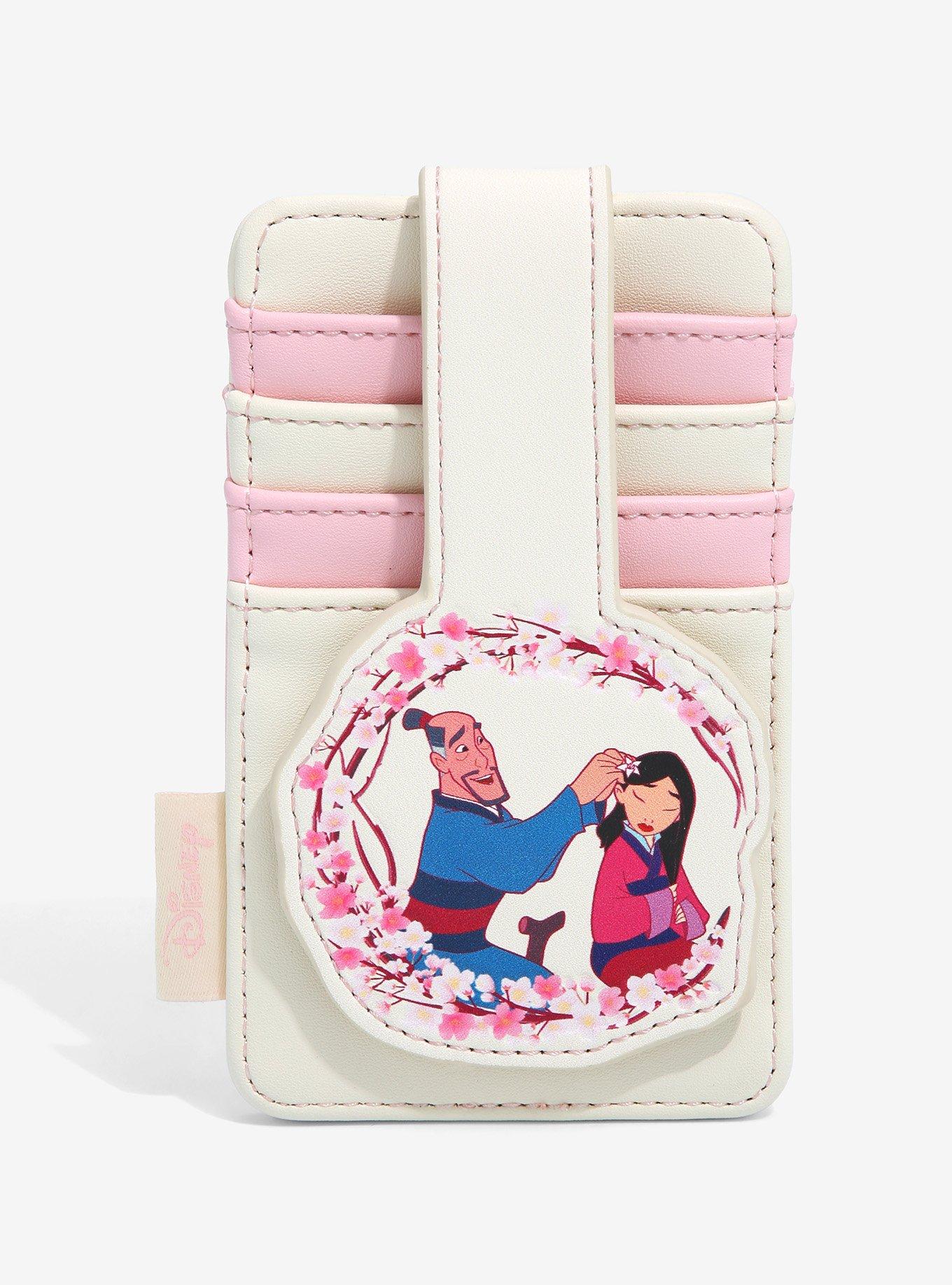 Loungefly Disney Mulan Magnolias Cardholder - BoxLunch Exclusive, , hi-res