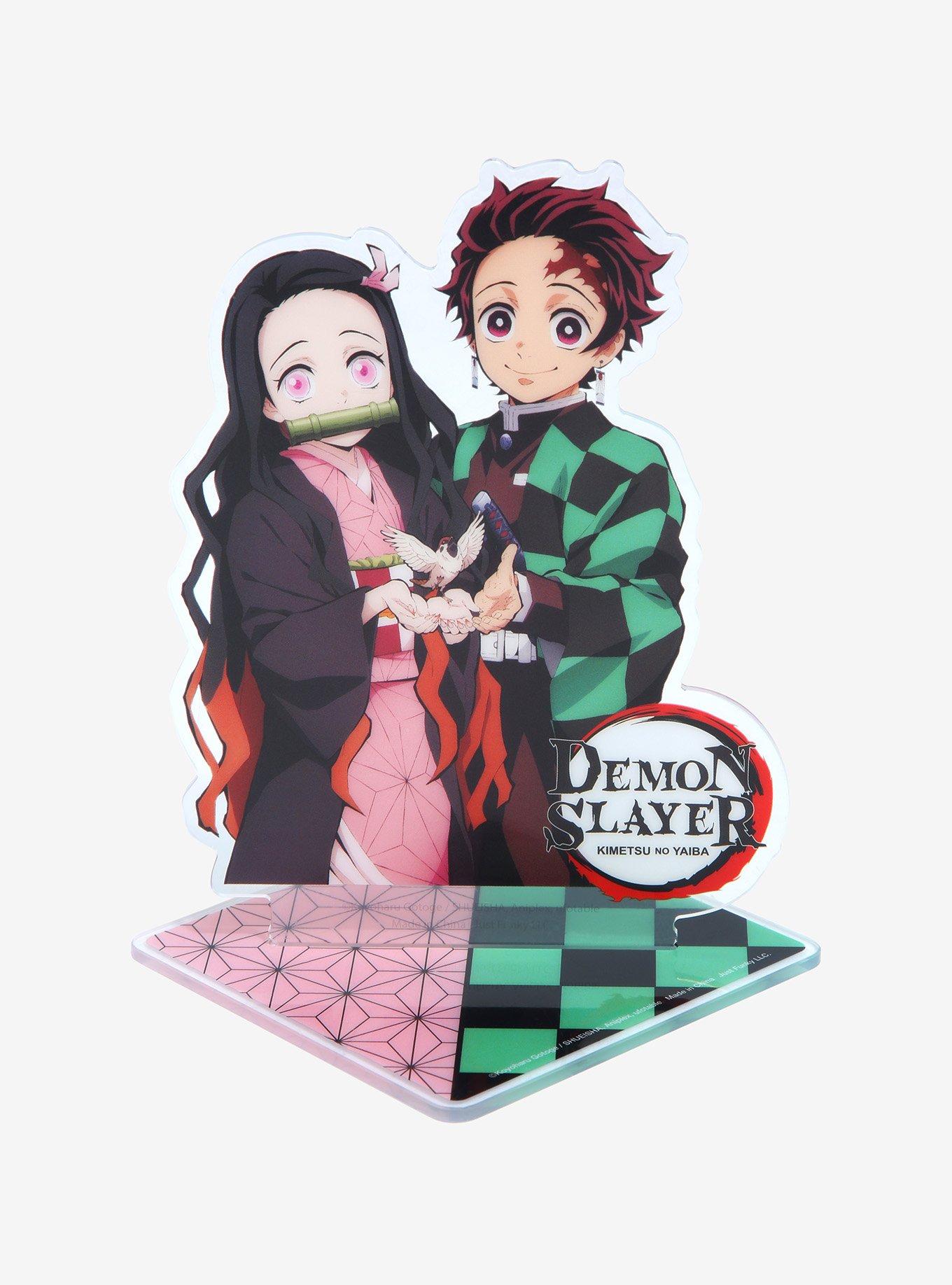 Demon Slayer: Kimetsu no Yaiba Nezuko & Tanjiro Acrylic Figure, , hi-res