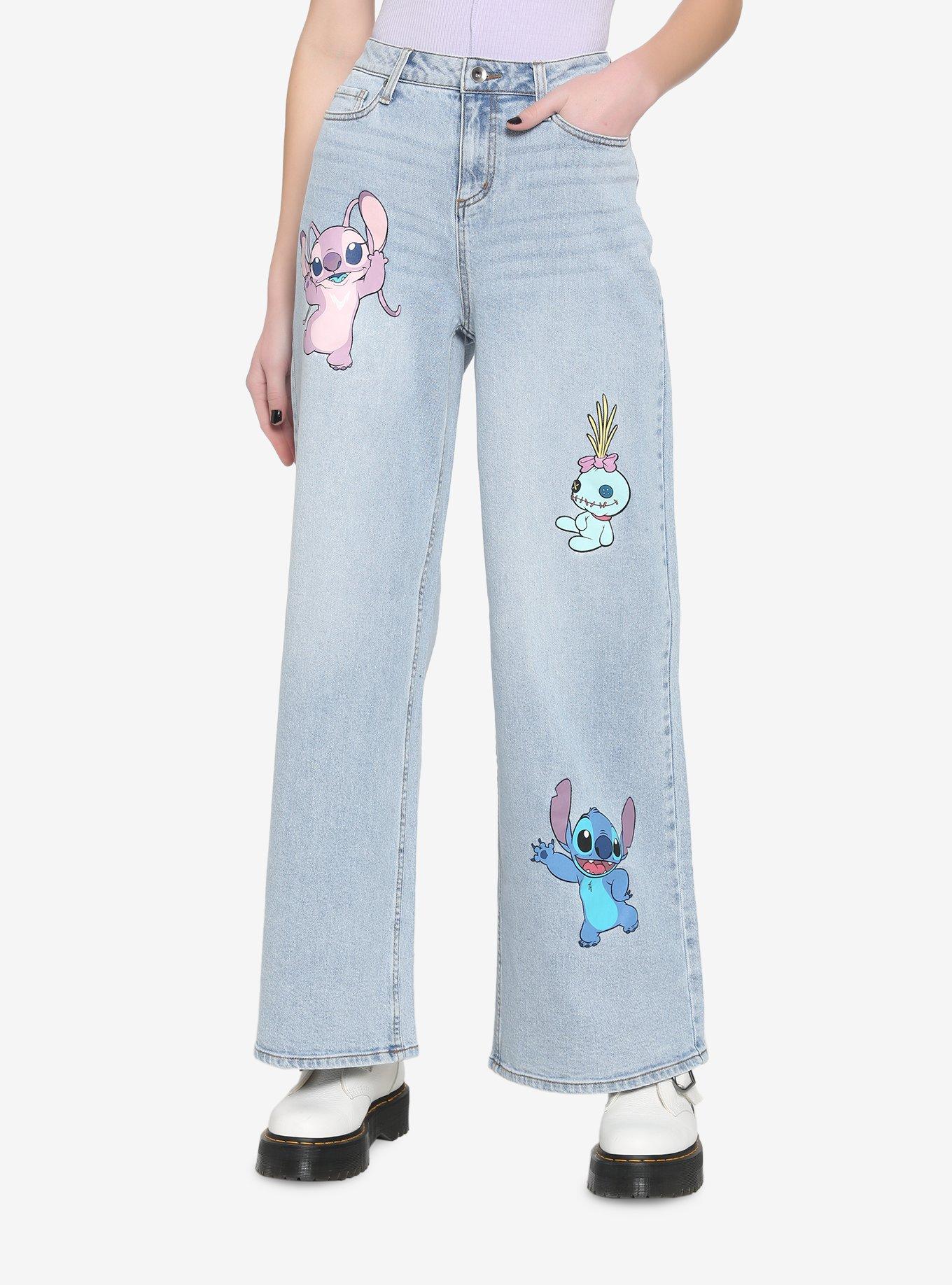 Disney Lilo & Stitch Straight Leg Jeans