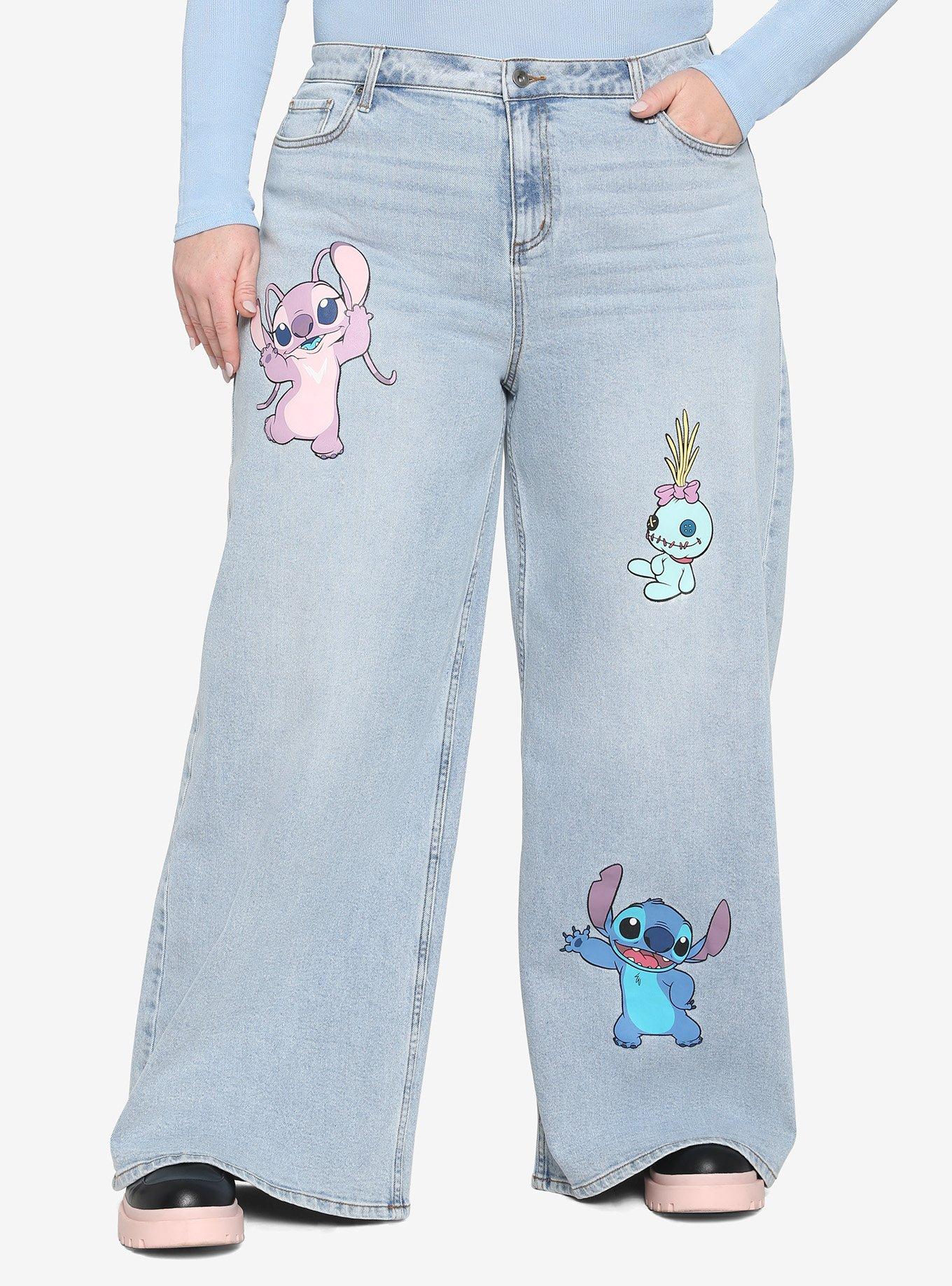 Disney Lilo & Stitch Straight Leg Jeans Plus Size