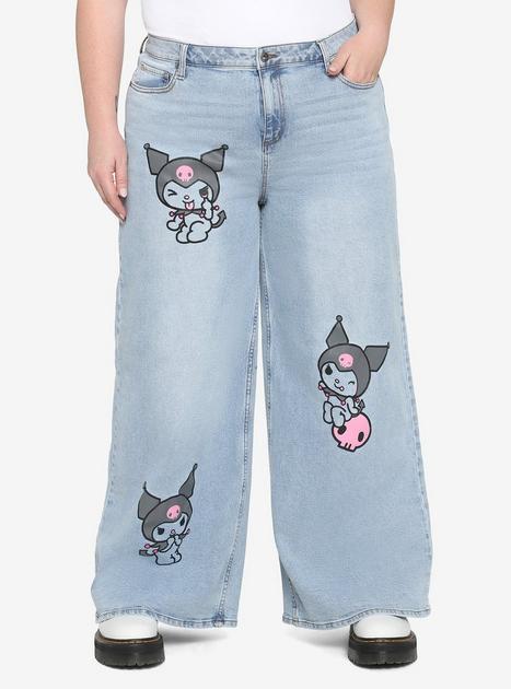 Kuromi Straight Leg Jeans Plus Size | Hot Topic