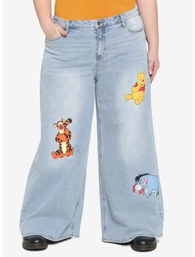 Disney Winnie The Pooh Characters Straight Leg Jeans Plus Size, , hi-res