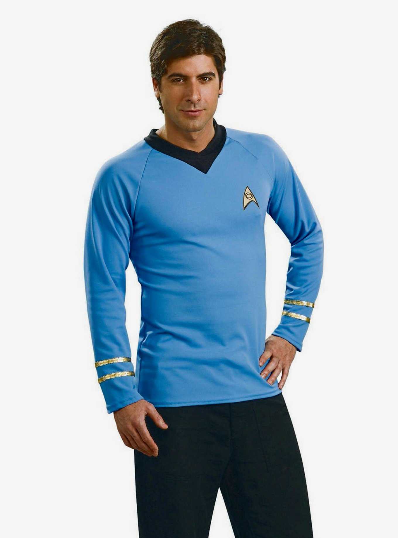 Star Trek Classic Deluxe Blue Shirt Costume, , hi-res