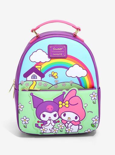 Loungefly Sanrio Kuromi & My Melody Scenic Mini Backpack 