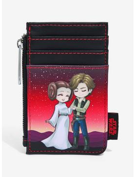 Loungefly Star Wars Princess Leia & Han Solo I Love You Cardholder - BoxLunch Exclusive, , hi-res