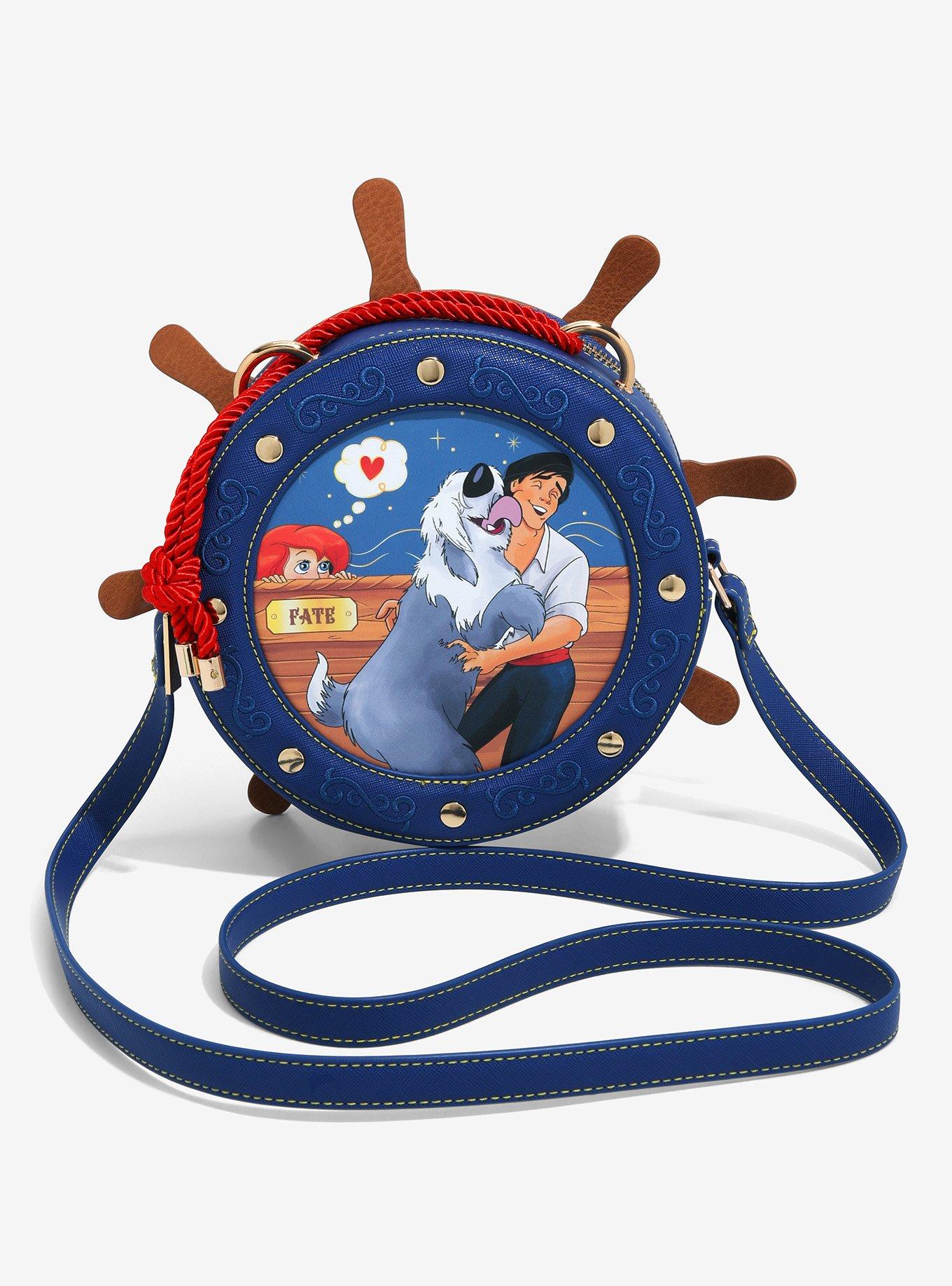 Danielle Nicole Disney The Little Mermaid Ship Wheel Crossbody Bag BoxLunch