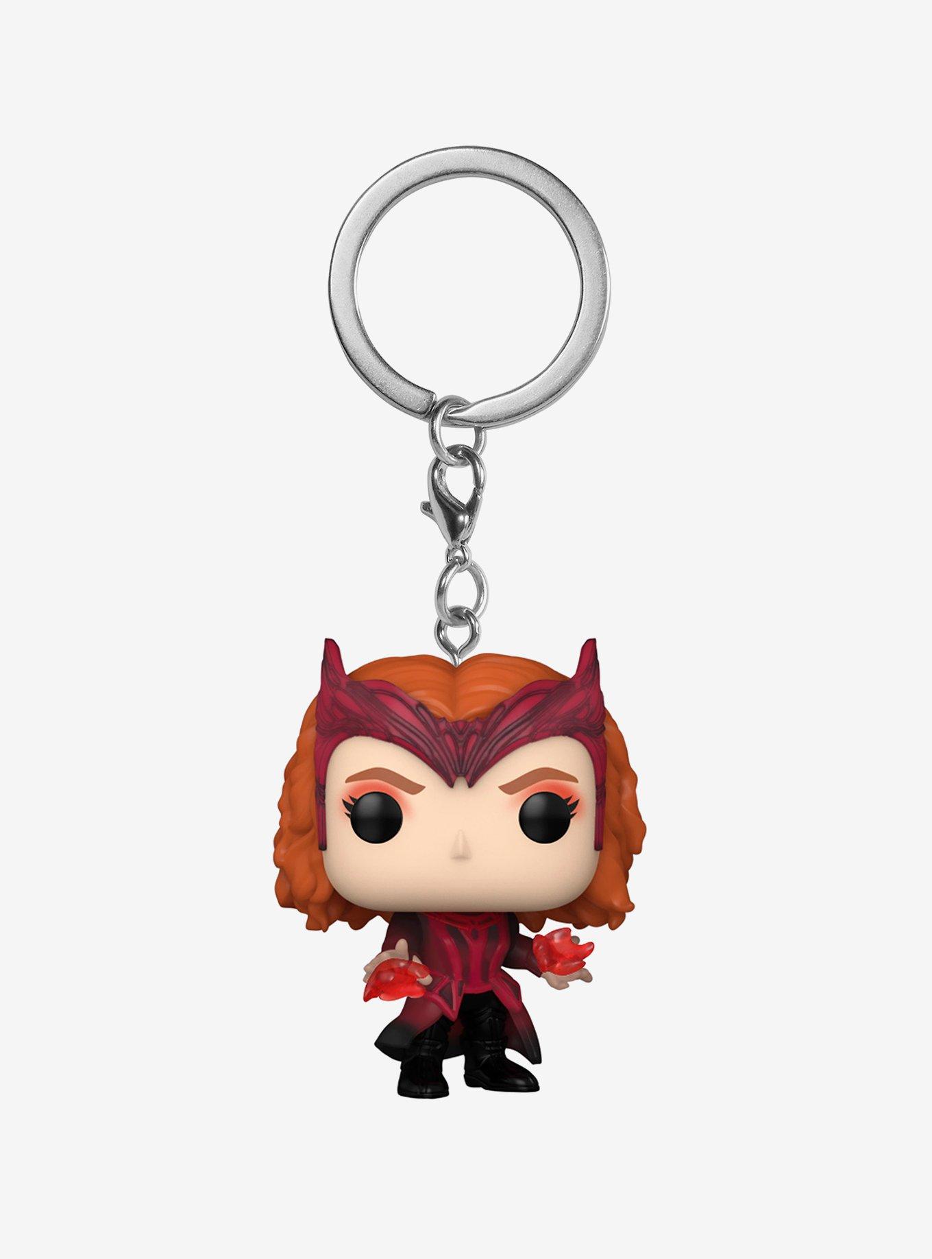 Funko Pocket Pop! Marvel Doctor Strange in the Multiverse of Madness Scarlet Witch Vinyl Bobble-Head Keychain, , hi-res