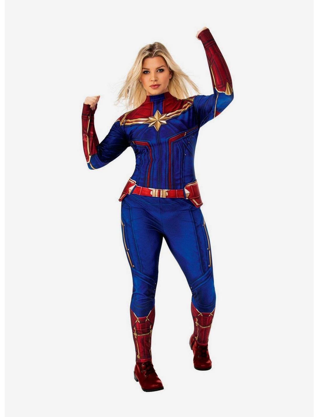Marvel Captain Marvel Hero Suit Costume Plus Size, , hi-res