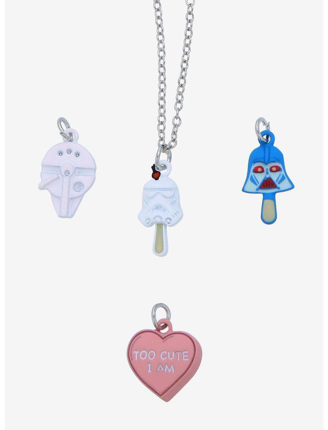 Star Wars Sweet Treats Multi-Charm Necklace - BoxLunch Exclusive, , hi-res