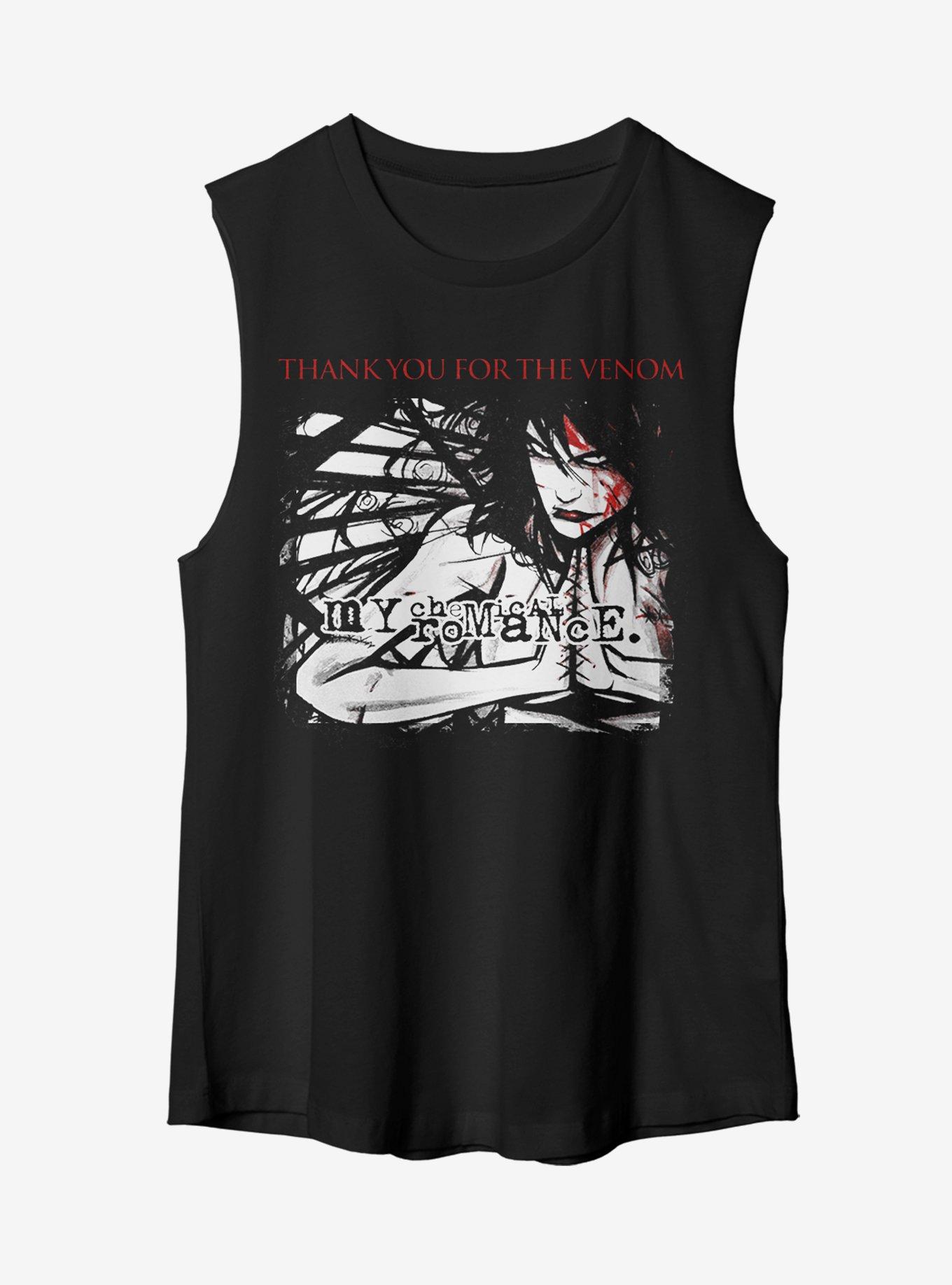 My Chemical Romance Thank You For The Venom Muscle T-Shirt, BLACK, hi-res