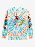 Avatar: The Last Airbender Four Nations Long Sleeve Tie-Dye T-Shirt - BoxLunch Exclusive, TIE DYE, hi-res