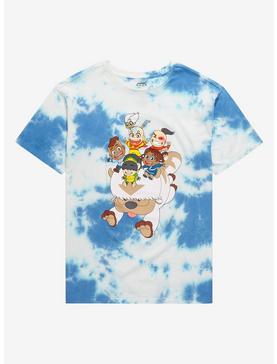 Avatar: The Last Airbender Chibi Gaang Flying Tie-Dye T-Shirt - BoxLunch Exclusive, , hi-res