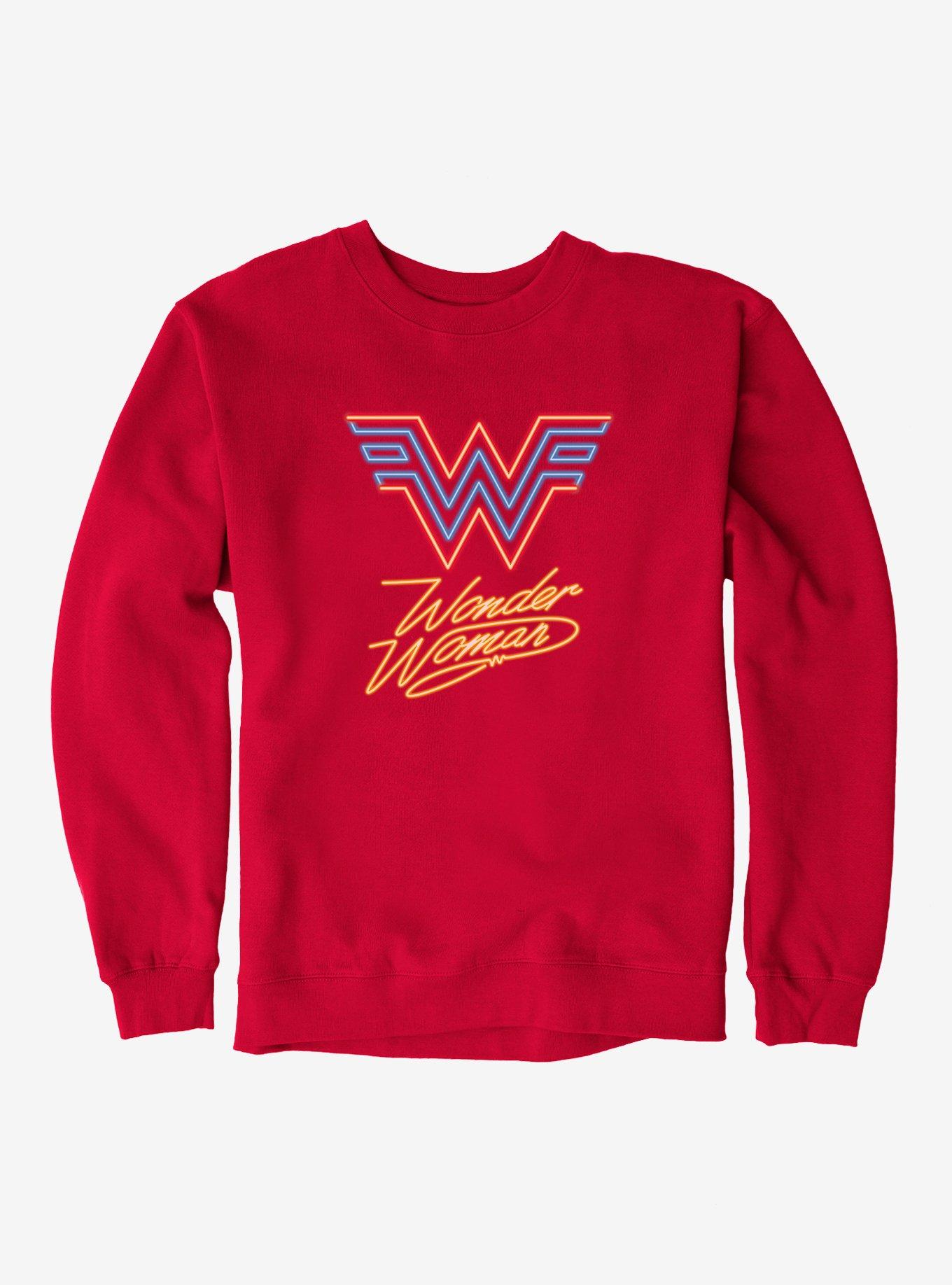 DC Comics Wonder Woman 1984 Neon Throwback Sweatshirt, , hi-res