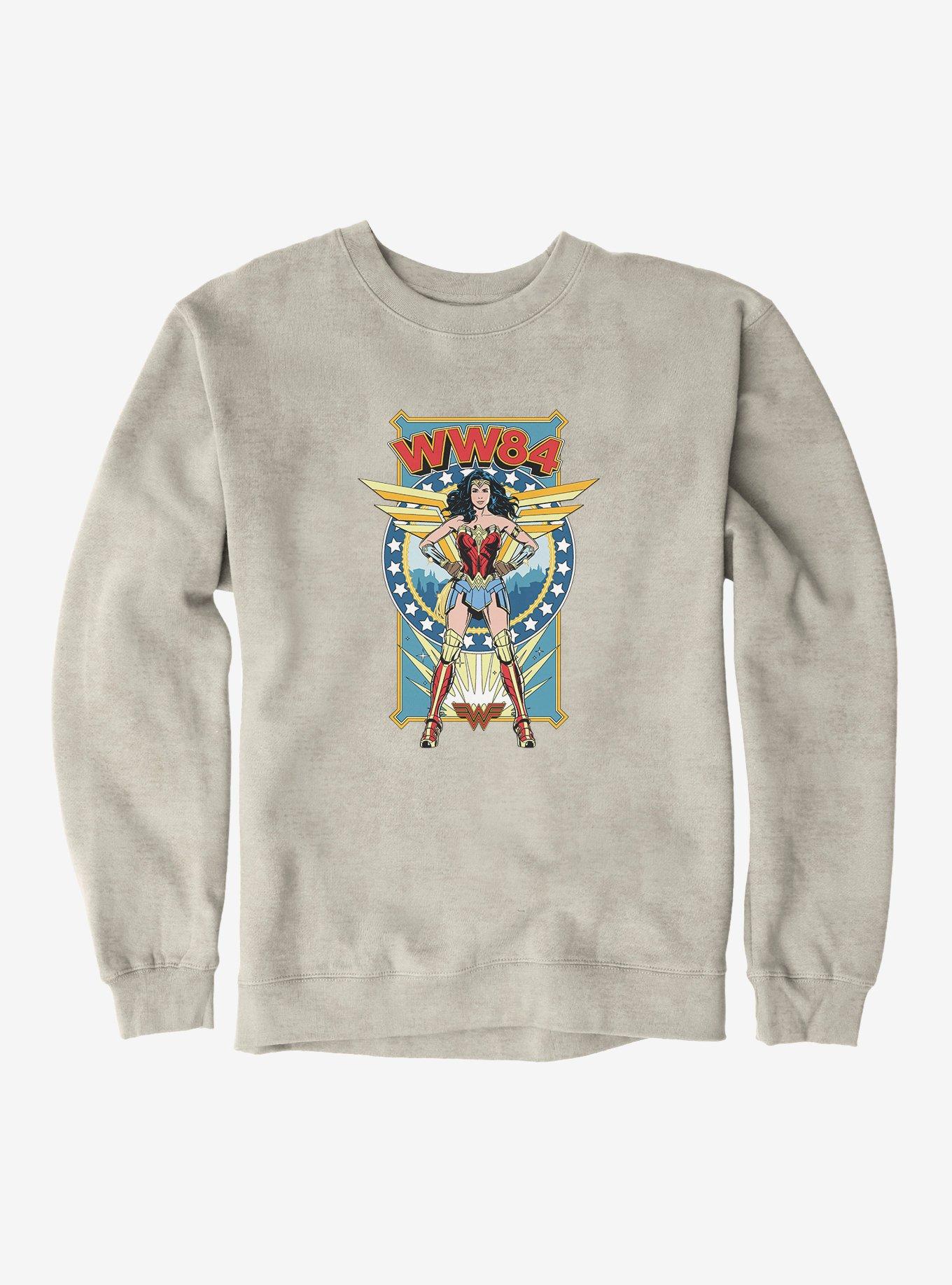 WONDER WOMAN Retro Portrait Crew Sweatshirt