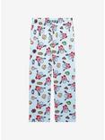 Nintendo Kirby Chef Kirby with Food Allover Print Sleep Pants - BoxLunch Exclusive, LIGHT BLUE, hi-res