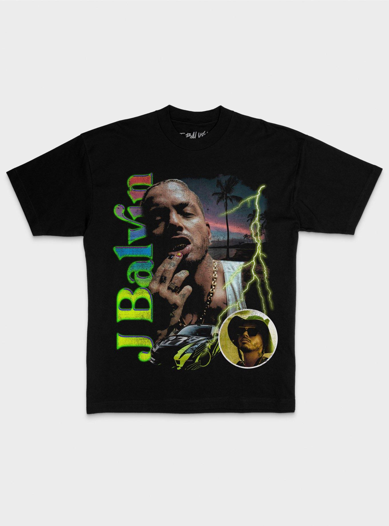 J Balvin Tropical Photo Collage T-Shirt