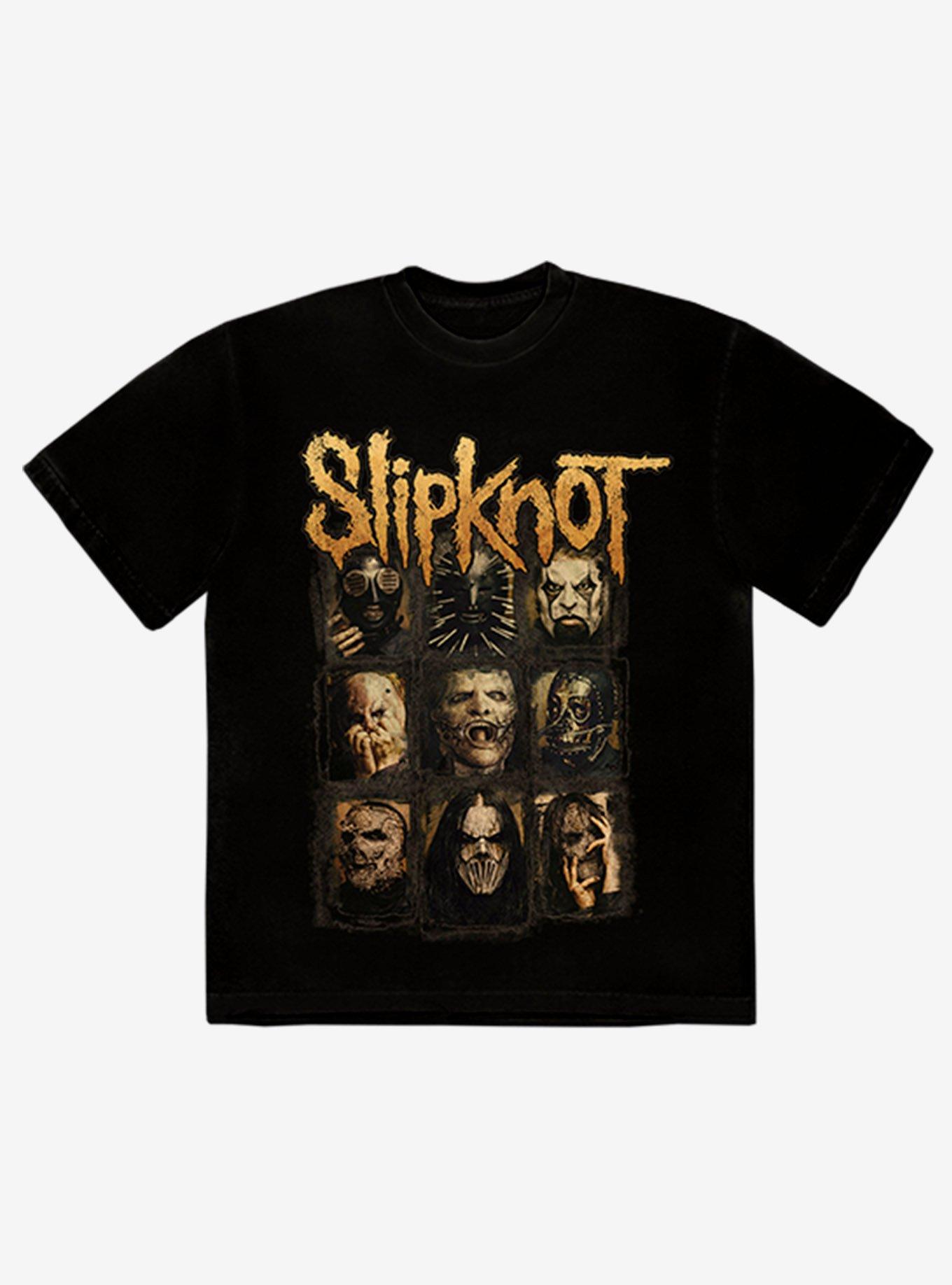 Slipknot Mask Portraits T-Shirt | Hot Topic