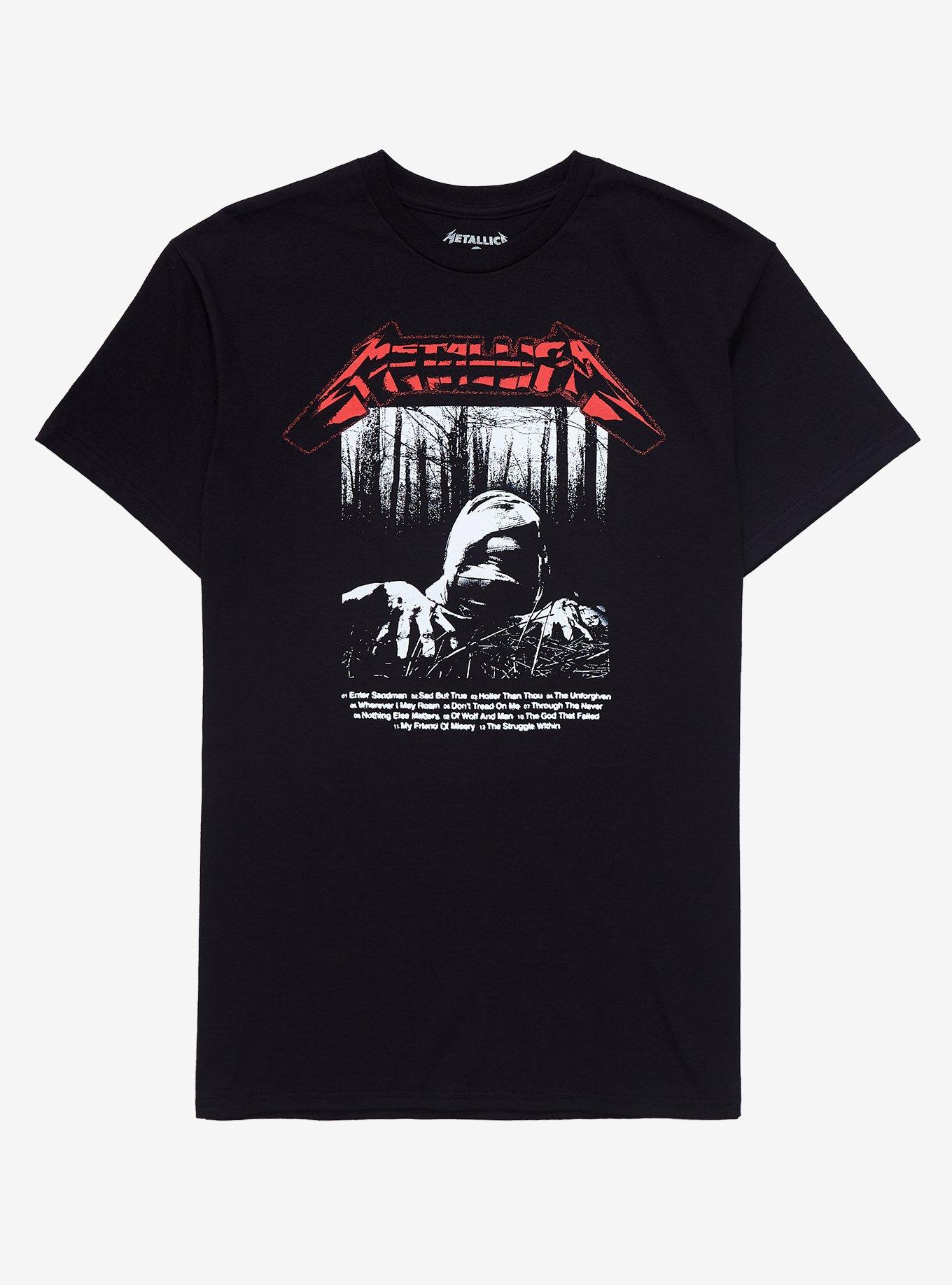 Metallica shirt 2024 hot topic