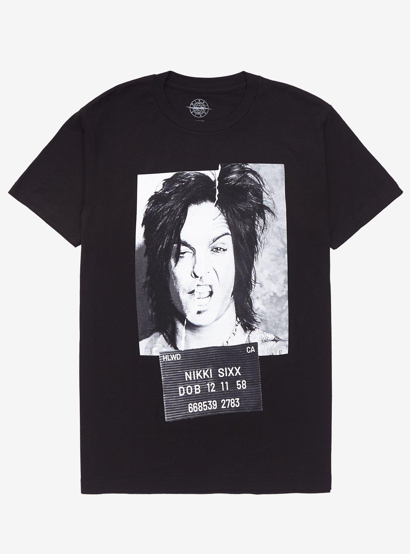 Sixx:AM Nikki Sixx Split Mug Shot T-Shirt