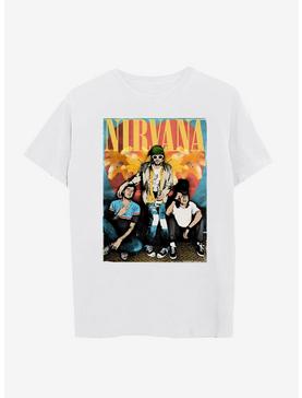 Nirvana Group Heart T-Shirt, , hi-res