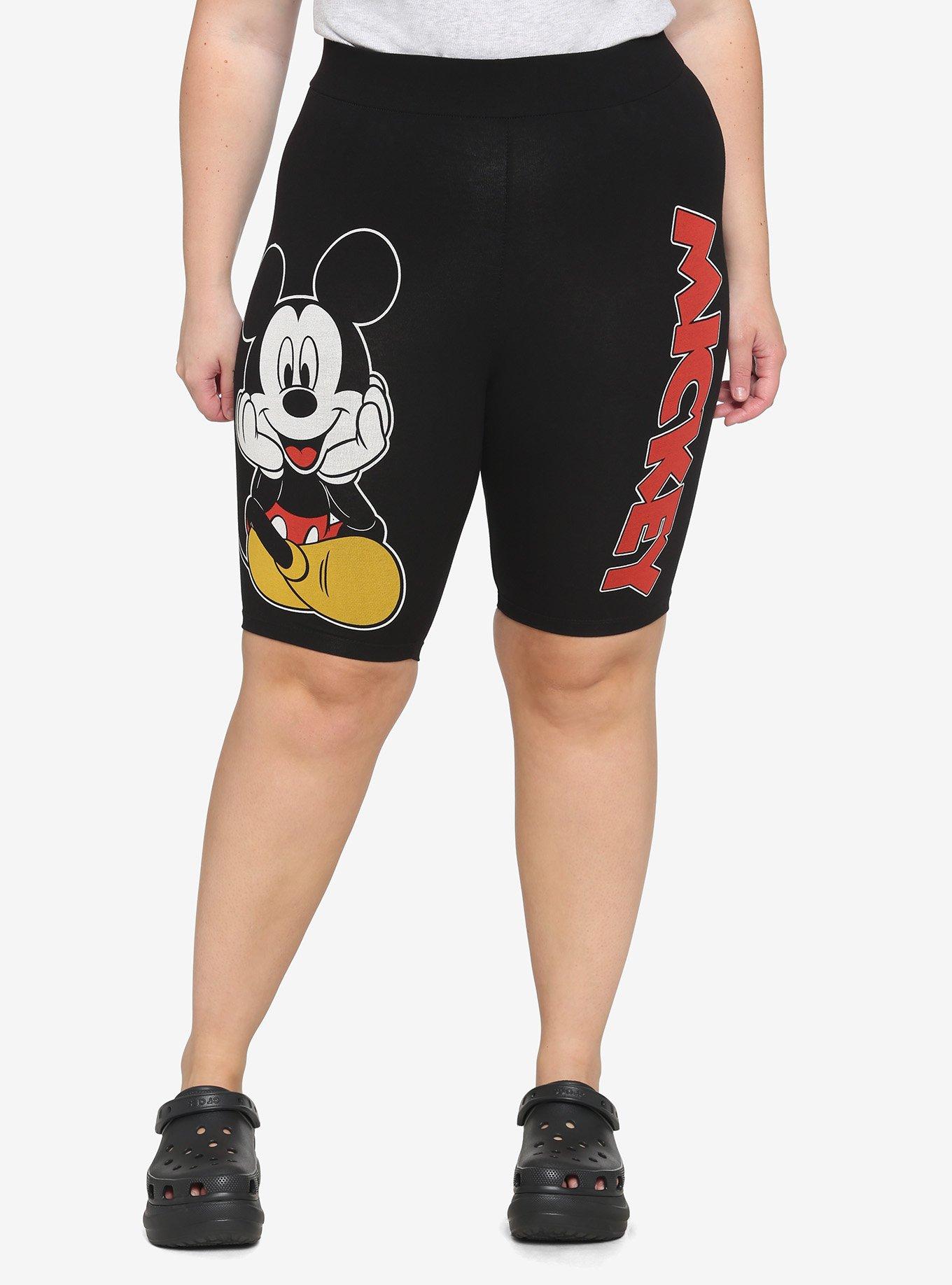 Disney Mickey Mouse Bike Shorts Plus Size, MULTI, hi-res