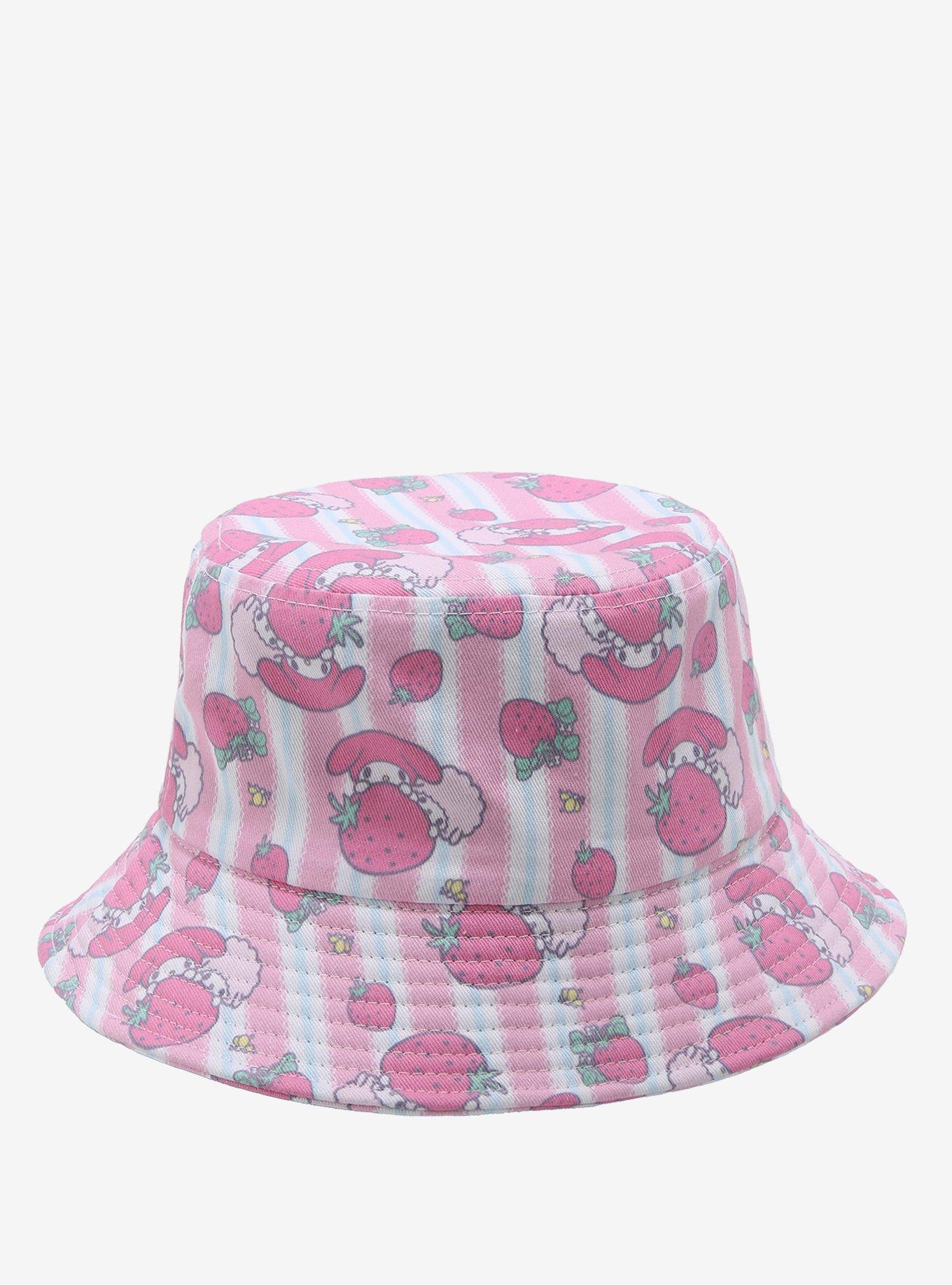 My Melody Strawberry Bucket Hat Hot Topic